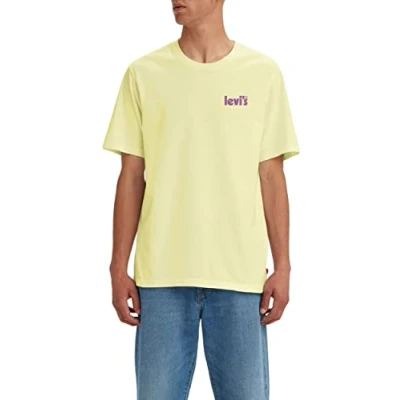 Afbeelding van Levi&#039;s Ss Relaxed Fit Tee T Shirt heren, Core Poster Lemonade, XL