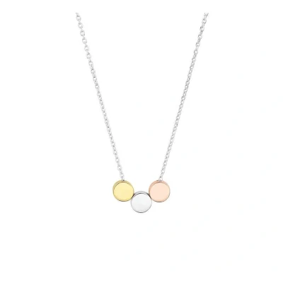 Afbeelding van YO&amp;NO Ketting Zilver bicolor verguld Rondjes 1,1 mm 41 + 4 cm 925