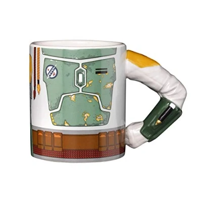 Afbeelding van Star Wars Boba Fett mok met 3D arm