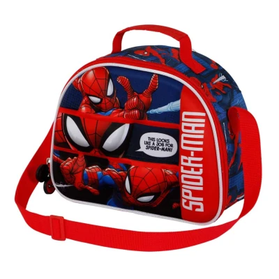 Afbeelding van Spiderman Stronger 3D lunchtas, Rood, 25,5 x 20 cm, Eén maat, Lunch Bag Sterker