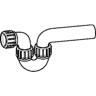 Afbeelding van Geberit pe sifon horizontaal 40 mm 152 037 16 1