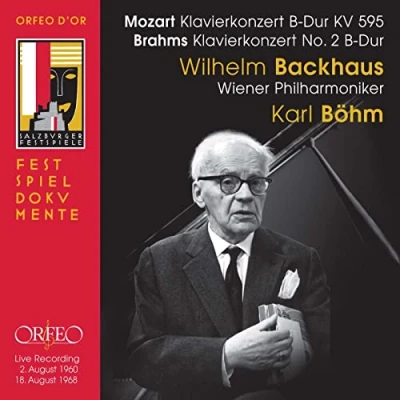 Afbeelding van Wilhelm Backhaus, Wiener Philharmoniker, Karl Böhm Mozart: Piano Concerto No.27/Brahms: No.2 (CD)