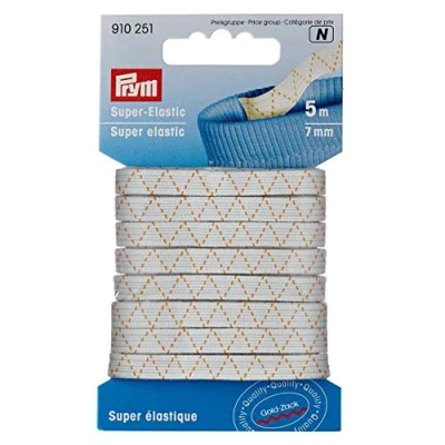 Afbeelding van Prym Super elastiek 7mm wit