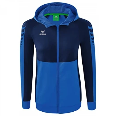 Afbeelding van Six Wings trainingsjack met capuchon dames new royal/new navy / 40