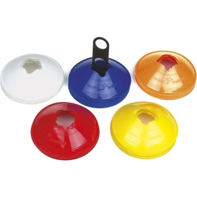 Afbeelding van Precision Training Trainingshoedjes 50 stuks wit/blauw/geel/rood/oranje