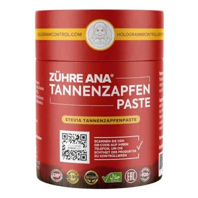 Afbeelding van Zühre Ana Dennenappelpasta met stevia, suikervrije luchtwegondersteuning voor diabetici, suikervrij en natuurlijk, immuunsysteemversterking slijmoplossing, perfect winter epidemieën