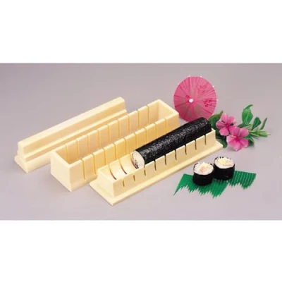 Afbeelding van Sushiformset 22 cm van kunststof, beige, x 9
