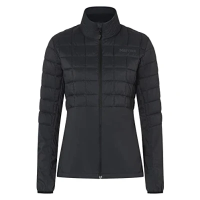 Afbeelding van Marmot Dames Wm&#039;s Echo Featherless Hybrid, Geïsoleerde wandeljas, waterafstotende functionele jas, gewatteerde jas met voering, winddichte outdoorjas, Black, XL