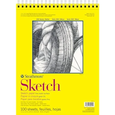 Afbeelding van Strathmore 350 11 Schets Papier Pad, Wit, x 14 inch