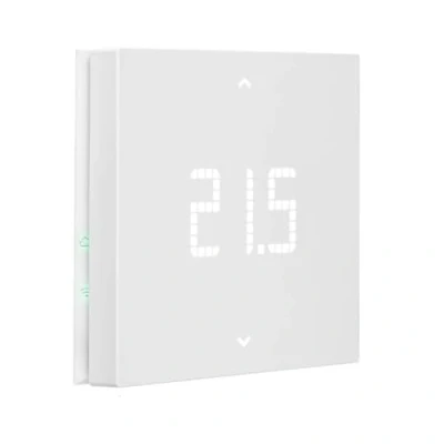 Afbeelding van Vimar 02912 wifi thermostaat, compatibel met spraakassistenten Alexa en Google, lokale besturing beheer via App View, led achtergrondverlichting, oppervlakteinstallatie