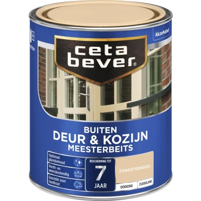 Afbeelding van Ceta Bever Dekkend Meesterbeits 702 Zandsteengeel Blanke lak &amp; Beits