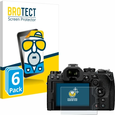 Afbeelding van BROTECT Screenprotector voor Olympus OM System 1 Mark II Folie Beschermfolie matte (6 Stuks)