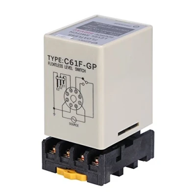 Afbeelding van C61F GP AC220V 50/60HZ Floatless Niveau Schakelaar, Vloeibare Switch Controller, met Basis , Vloeistof voor Water Industrie