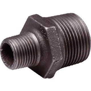 Afbeelding van Nefit Industrial dubbele nippel nr.245 zwart 1.1/2&quot; x 1.1/4&quot; bu.dr.