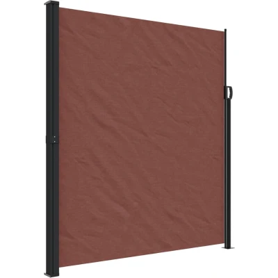 Afbeelding van Windscherm uittrekbaar 220x600 cm bruin