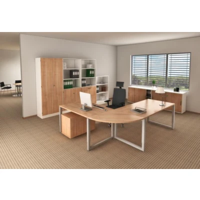 Afbeelding van hjh OFFICE PRO Rego 16 S Walnoot