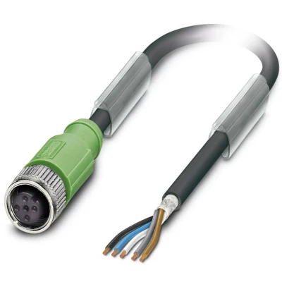 Afbeelding van Phoenix Contact 1682935 Sensor/actuator connector, geassembleerd M12 Aantal polen: 5 Bus, recht 1.50 m 1 stuk(s)