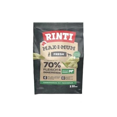 Afbeelding van Rinti Max i Mum Droogvoer voor volwassen honden met 70% vlees &amp; ingewanden. Granenvrij volledig voer in zak evenwichtige eiwit/vetverhouding 7x1kg pensen