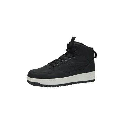 Afbeelding van KangaROOS K Top Power Mid unisex sneaker schoenen warme voering 30142 zwart