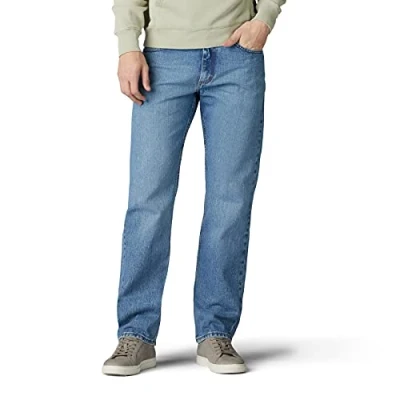 Afbeelding van Lee Heren Regular Fit Rechte Pijp Jean blauw L
