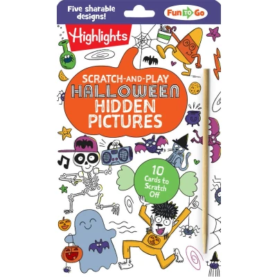 Afbeelding van Scratch and Play Halloween Hidden Pictures: 10 off Cards
