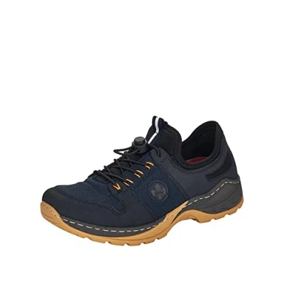Afbeelding van Rieker Slip on sneakers Trekking Schoen, vrijetijdsschoen, Slipper met verfijnde randnaad