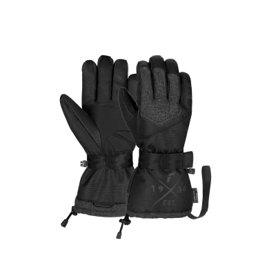 Afbeelding van Reusch Base Plate Junior Snowboard Handschoenen Zwart Dessin