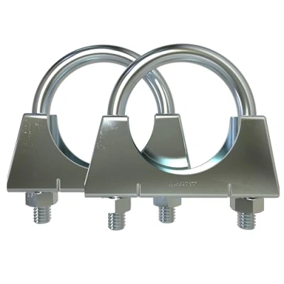 Afbeelding van 2x M8 beugelklem, buisklem, Ø 38 76 mm, keuze: (2 stuks, 60 mm)