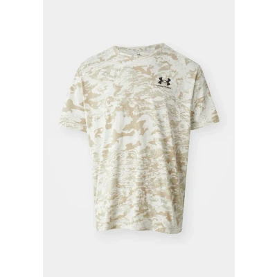 Afbeelding van Under Armour ABC CAMO Tshirt print, Heren, Maat: Small, Stone