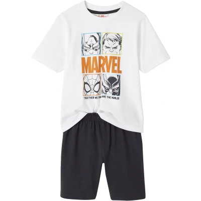 Afbeelding van Avengers Tweekleurige pyjashort voor jongens Marvel®