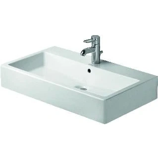 Afbeelding van Duravit Vero wastafel 70x47cm met kraangat en overloop wit