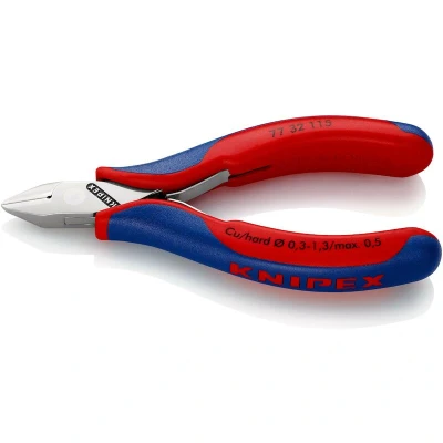 Afbeelding van Knipex 77 32 115 zijsnijtang spitse kop + facet mm