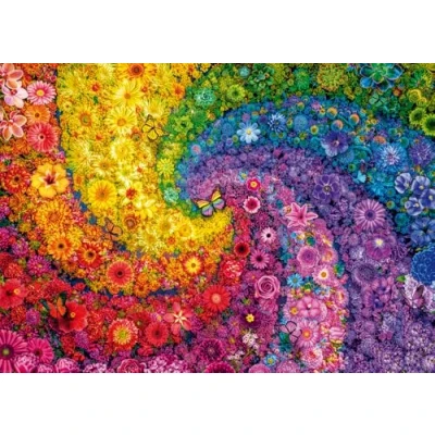 Afbeelding van Schmidt Spiele 59744 kleurrijke bloemenwervels, puzzel met 2000 stukjes, meerkleurig