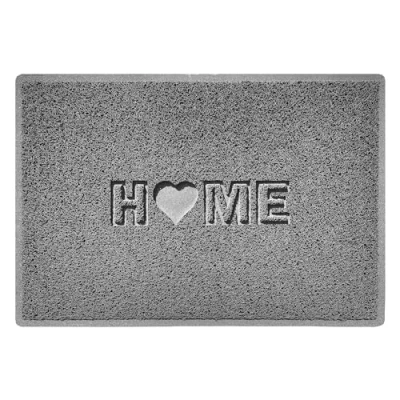Afbeelding van Nicoman LOVE at HOME Deurmat 90x60cm Rustig GrijsHeavy Duty Non SlipIndoor/OutdoorBarrier Dirt Trapper VloermatHome Patio Tuin Conservatorium DeurmatThuis Hart
