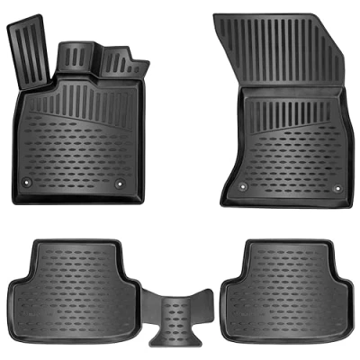 Afbeelding van Design 3D rubberen mattenset voor Hyundai I30 (II) 2012 2017 extra hoge rand van 5 cm
