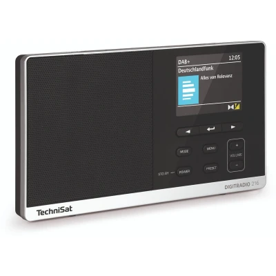 Afbeelding van Technisat DIGITRADIO 216 DAB+/FM radio op netstroom of batterijen