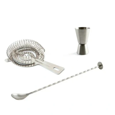 Afbeelding van Quid Cocktail Set Mi Bar Roestvrij Staal (27Cm 19 X 10 2 Cm 2/4 Cl) (3 Pcs)
