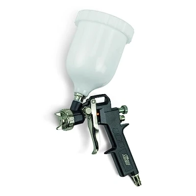 Afbeelding van FIAC verfpistool model 1860, airbrush met 600 ml verftank, mondstuk 1,5 mm, rozenmondstuk of vlak, druk max. 4 bar