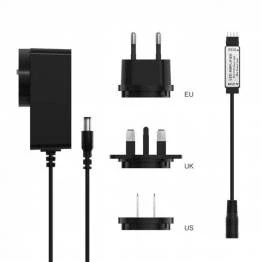 Afbeelding van Sonoff LED stripversterker met EU+UK+US stekker.