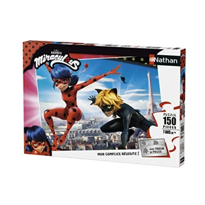 Afbeelding van Nathan 86821 puzzel Miraculous Lady Bug, 150 delig