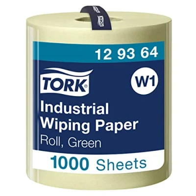Afbeelding van TORK® Advanced 430 industriële papieren poetsdoek, 3 laags, 340 x 370 mm, groen