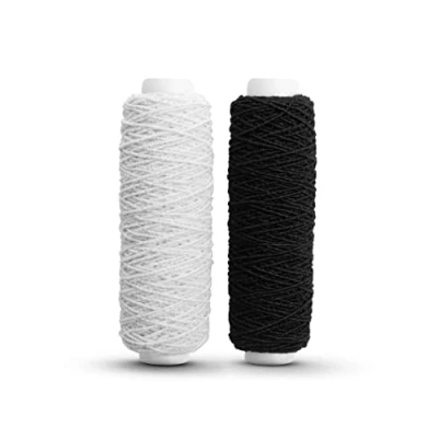 Afbeelding van Shirring Elastiek 20m (Zwart &amp; Wit, Pack van 1)