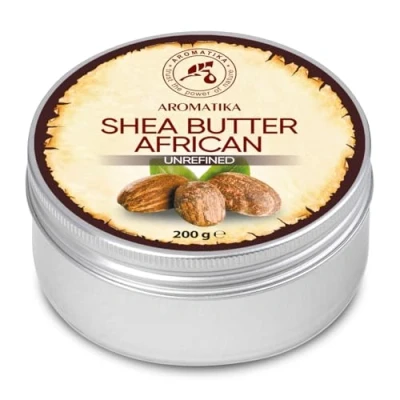 Afbeelding van Shea Boter 200g (Koudgeperst) 100% Puur Natuurlijke Lichaamsboter Rijk aan Mineralen &amp; Vitamines voor Intensieve Huidverzorging Massage Wellness Cosmetica Ontspanning Anti Rimpels Aging Hydrateert Vochtinbrengend