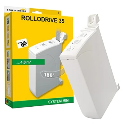 Afbeelding van Schellenberg 22637 elektrische rolluik bandopwinder RolloDrive 35, wit