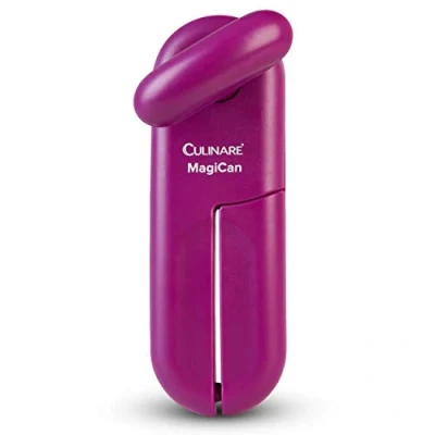 Afbeelding van Culinare C10026 MagiCan Handmatige Blikopener, Paars, Kunststof/Roestvrij Staal, Nieuw en Verbeterd Comforthandvat, Opent Blikken van Elk Formaat, 2 Jaar Garantie
