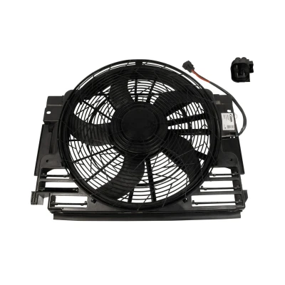 Afbeelding van VEMO V20 02 1076 Ventilator, condensator airconditioning 12V BMW: X5 (E53) 4.4 i, 3.0 d, 4.6 is, 4.8 is 2000 2006