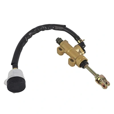 Afbeelding van Achterrem Hoofdremcilinder, Motorfiets Hoofdremcilinder Hydraulische Pomp met Reservoir voor Crossmotor ATV Remcilinders
