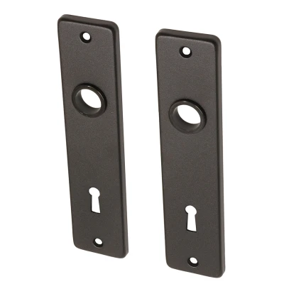 Afbeelding van Deurschild zwart SL72 aluminium kortschild Per set