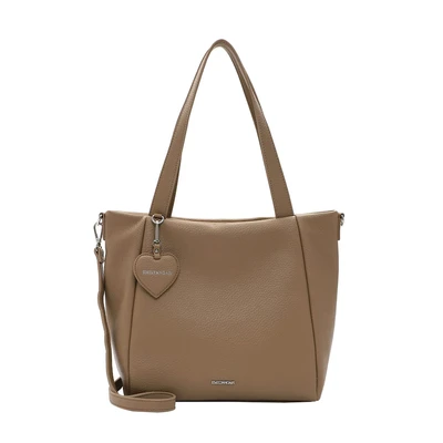 Afbeelding van Emily &amp; Noah Shopper, Dames, Maat: One Size, Taupe