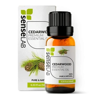 Afbeelding van SenseLAB cederhout etherische olie 100% zuivere natuurlijke therapeutische voor aromatherapie diffuser Externe bescherming (10 ml)